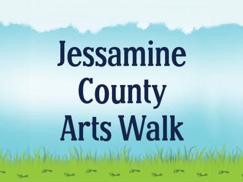 Jessamine County Arts Walk over image of grass and sky