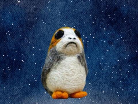 porg with star background