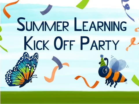 Butterflies, a bee, and confetti