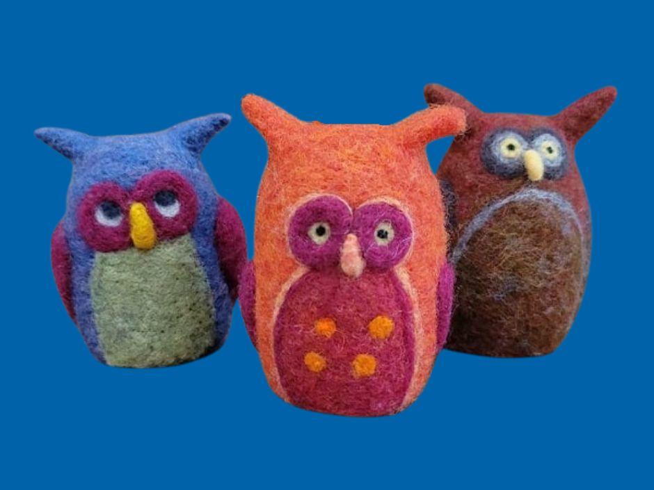 three owls