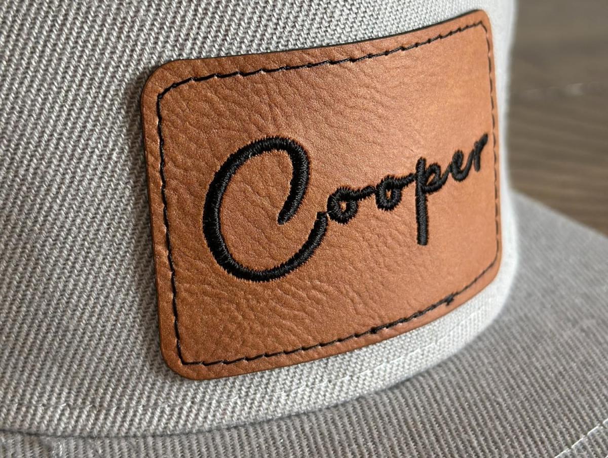 Leather Patches on Caps